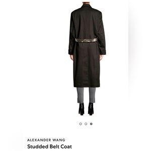 Alexander Wang - Studded Black Coat